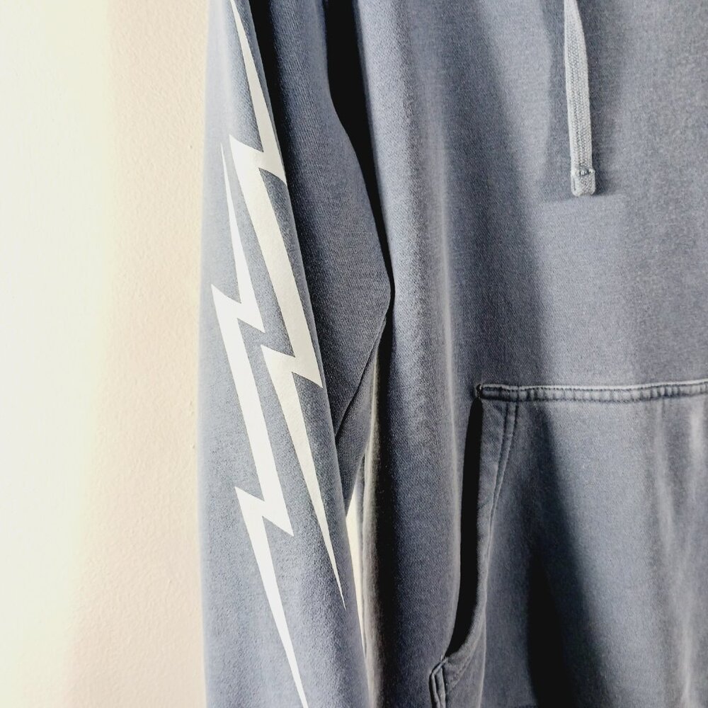 John Mayer Rare Basement Brigade Hooded Sweatshirt Blue/Gray Small, Fairfield CT - Picture 9 of 16